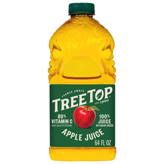 Tree Top 100% Apple Juice, No Sugar Added, No High Fructose Corn Syrup, 64 fl Oz