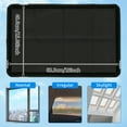 thumbnail image 3 of Pcapzz 25x16in RV Door Window Shade Foldable Camper Blackout Window Cover 3 Layers Oxford Cloth RV Door Window Blinds Shades Covers Travel Blackout Blinds Shades for RV Camper Travel Trailer, 3 of 11