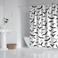 thumbnail image 2 of Black Halloween Bats Shower Curtain 72"x72" ,Bathroom Decorative Shower Curtains Set with 12 Hooks,Modern Waterproof Washable Shower Curtain, 2 of 6