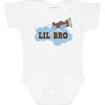thumbnail image 3 of Inktastic Lil Bro Airplane Boys Pilot Brother Boys Baby Bodysuit, 3 of 5