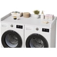 thumbnail image 1 of YUSAZENS 54 Inch Single Layer Laundry Countertop, MDF Board, Heavy Duty Utility Shelf for Washer Dryer Laundry Room Storage White, 1 of 8