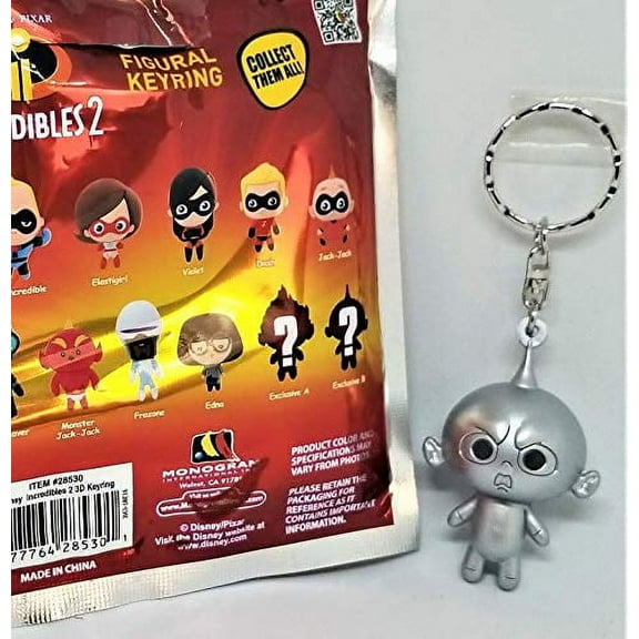 Incredibles 2 Monogram Figural Collectors 3D Foam Keyring (Exclusive B - Jack)