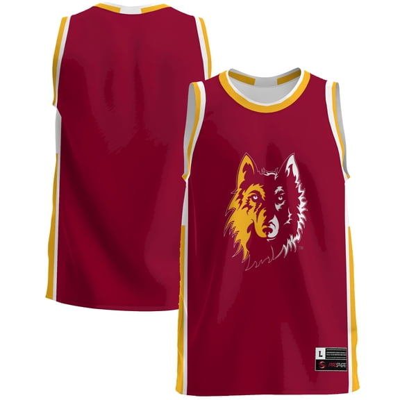 Men's GameDay Greats  Maroon Northern State University Wolves  Lightweight Basketball Jersey