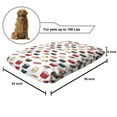thumbnail image 2 of Sushi Pet Bed, Yummy Sushi Rolls Japanese Maki and Nigiri Food Rice and Tuna Traditional Meal, Chew Resistant Pad for Dogs and Cats Cushion with Removable Cover, 24" x 39", Multicolor, by Ambesonne, 2 of 4