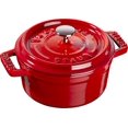 thumbnail image 2 of STAUB La Cocotte 250 mL Cast Iron Round Mini Cocotte, Cherry, 2 of 4