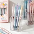 thumbnail image 6 of Clearance Under $2, Cute Snack Shop Theme Gel Pen 0.5mm Black Quick-Drying 6-Pack for Office #A (6Pcs), 6 of 7