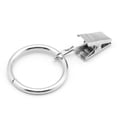 thumbnail image 1 of 40 Pieces Curtain Rings with Clips Metal Hanging Rings Clip Rings 25 mm Inner Diameter, Silver, 1 of 4