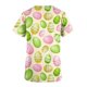 thumbnail image 4 of Fiudx Ofertas Flash Del Día Top de Trabajo Informal con Cuello En V y Manga Corta Estampado a La Moda para Mujer, 4 of 5