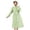 Green, variant on AJGRHE Fashion Windproof Raincoat With Hood Suitable Commuting School All Seasons Umbrella Green