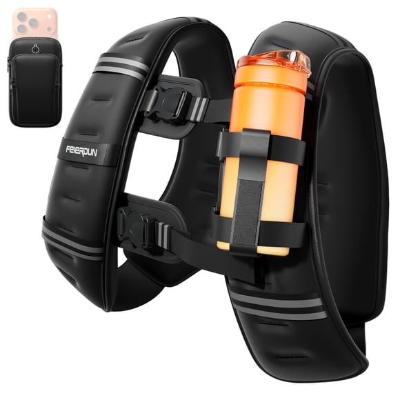 Chaleco pesado FEIERDUN 5,4 kg negro para mujeres y hombres