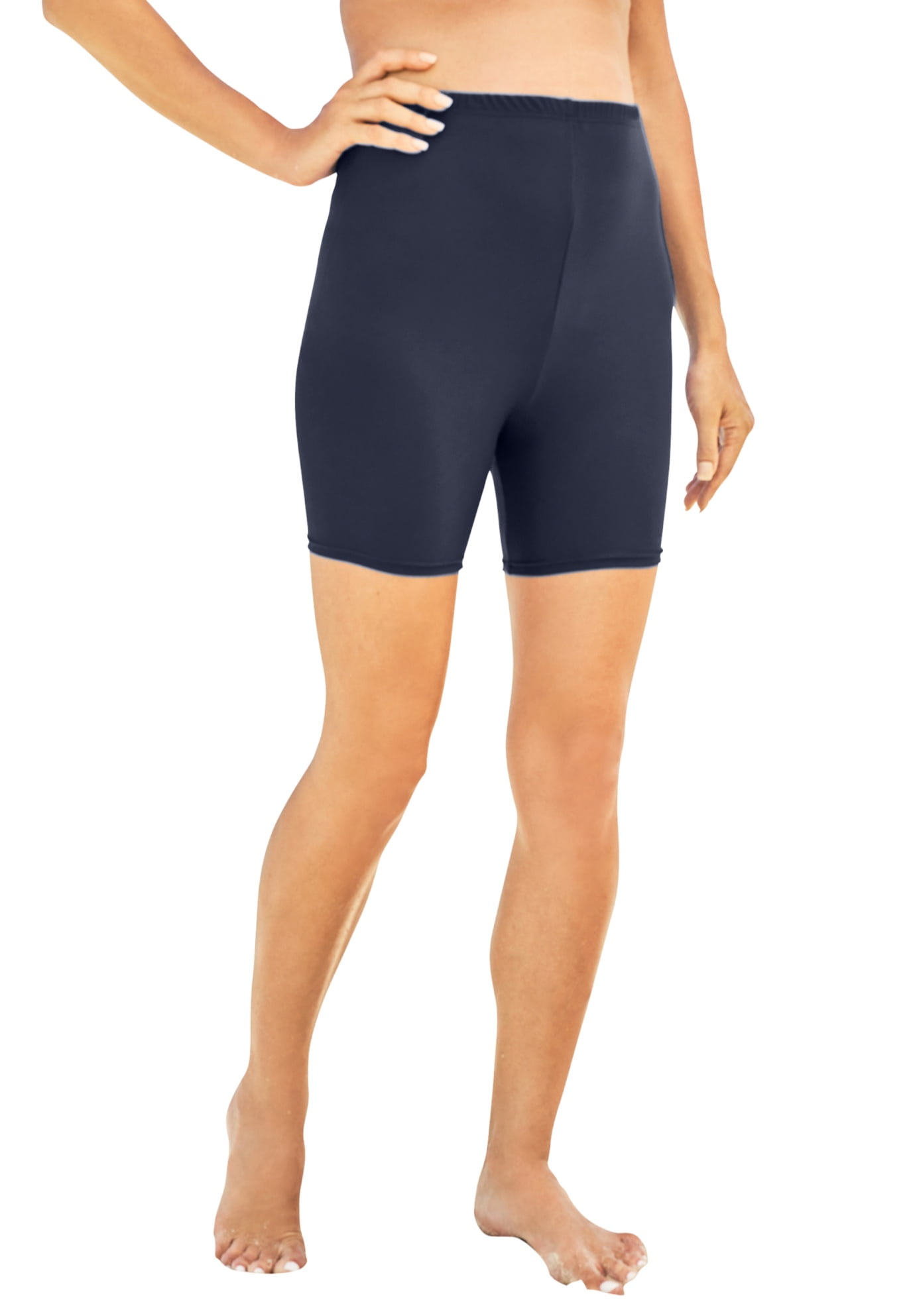 plus size swim shorts spandex