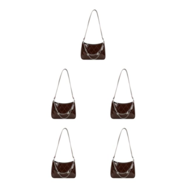 Guardoinrt Sac à Main à la Mode et Polyvalent Compact et Portable Robuste et Durable pour Femmes Cadeaux Marron 5ensemble