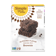 Simple Mills Almond Flour Brownie Mix, Gluten-Free Baking Mix, 12.9 oz
