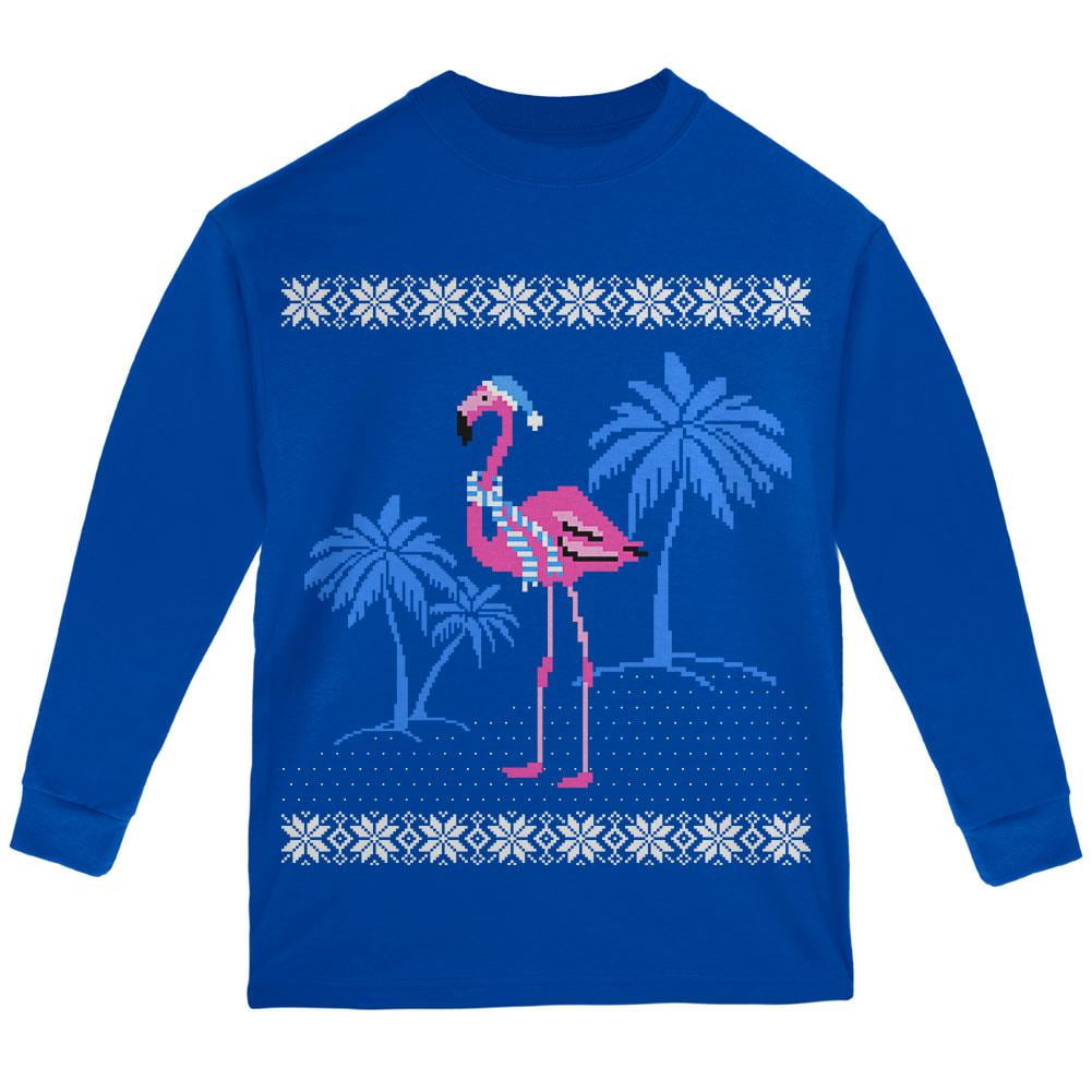 flamingo christmas sweater walmart