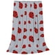 thumbnail image 2 of Balery Ladybug Manta de Felpa Suave y Acogedora – Cobija de Franela Aterciopelada para Cama, Lavable y Cálida para Sofá, Mascotas, Transpirable-50"x40", 2 of 7