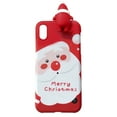thumbnail image 3 of Christmas Mobile Phone Case Snowflake Santa Claus TPU Protective Cover, Replacement for iPhone XS Max 6.5, Type 3 Workhe, 3 of 8