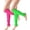 Gray, variant on Women Fall Winter Knitted Leg Warmers - 2 Pairs Fashion Knit Neon Leg Warmers for Women Party Yoga Leg Cover Leg Socks
