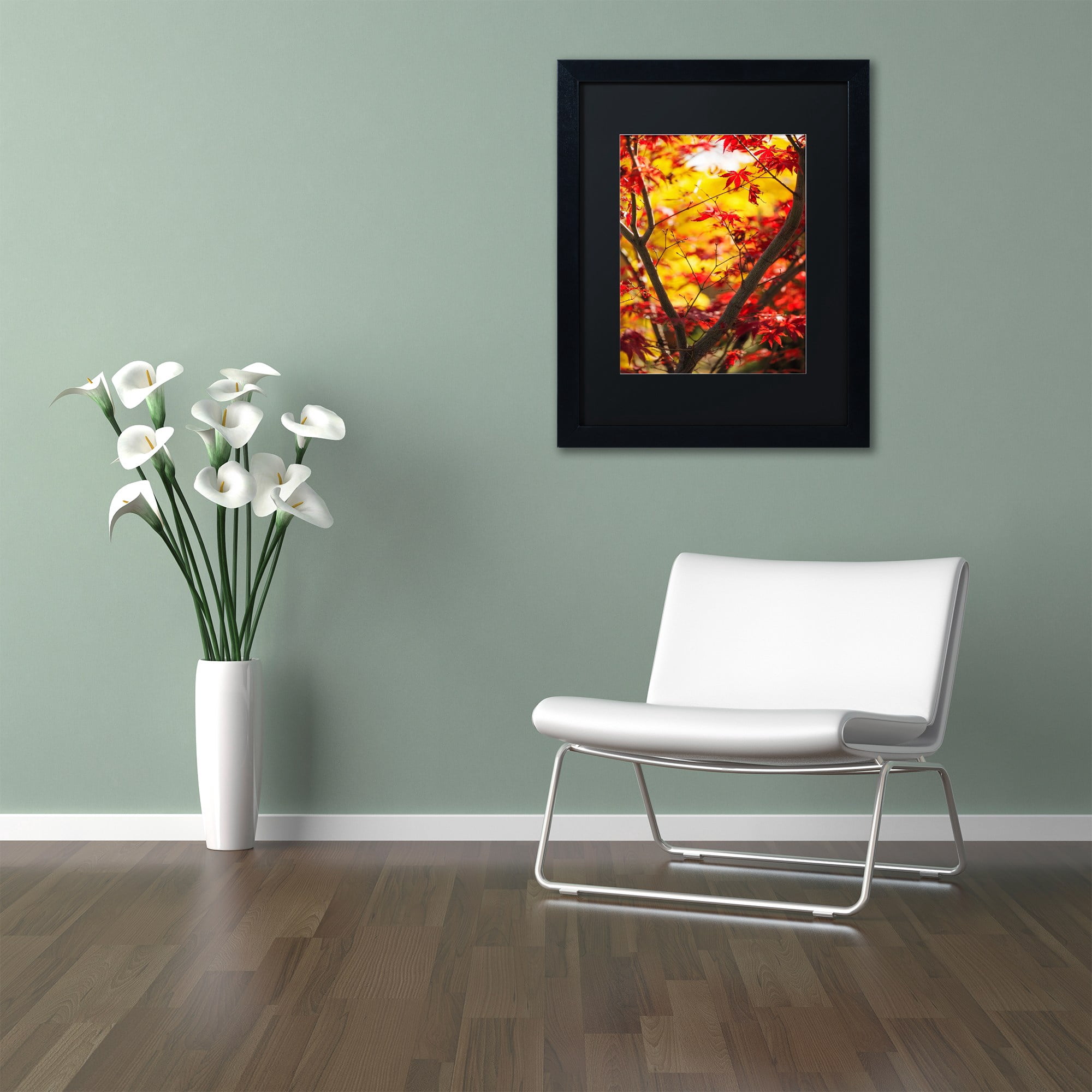Trademark Fine Art "Morning Jive" Canvas Art by Philippe Sainte-Laudy Black Matte, Black Frame