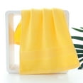 thumbnail image 2 of Pidada 100% Cotton Hand Towels for Bathroom Set of 2 (Yellow), 2 of 8