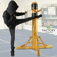 thumbnail image 1 of Geniqua Natural Wing Chun Wood Martial Arts Training Target Base Dummy Ip Man Traditional, 1 of 8