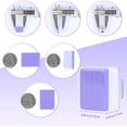thumbnail image 2 of Chinese Small Mahjong Set, 144 Numbered Melamine 1.17" Size Tiles(Purple) and 8 Blank Tiles, with Carrying Travel Bag, English Instruction, Mahjong Mat, Pro Complete Mahjongg Game Set (Majiang), 2 of 9