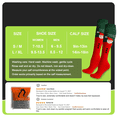 thumbnail image 6 of 6 Pairs Christmas Copper Compression Socks for Women & Men Circulation 15-20 mmhg - Better Blood Flow, Swelling, Best Support for Medical, Running, Nursing, 6 of 6