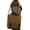Ginger, variant on Stylish Jute-Cotton Heavy Duty School College Work Travel Fold over Flap Messenger Bag