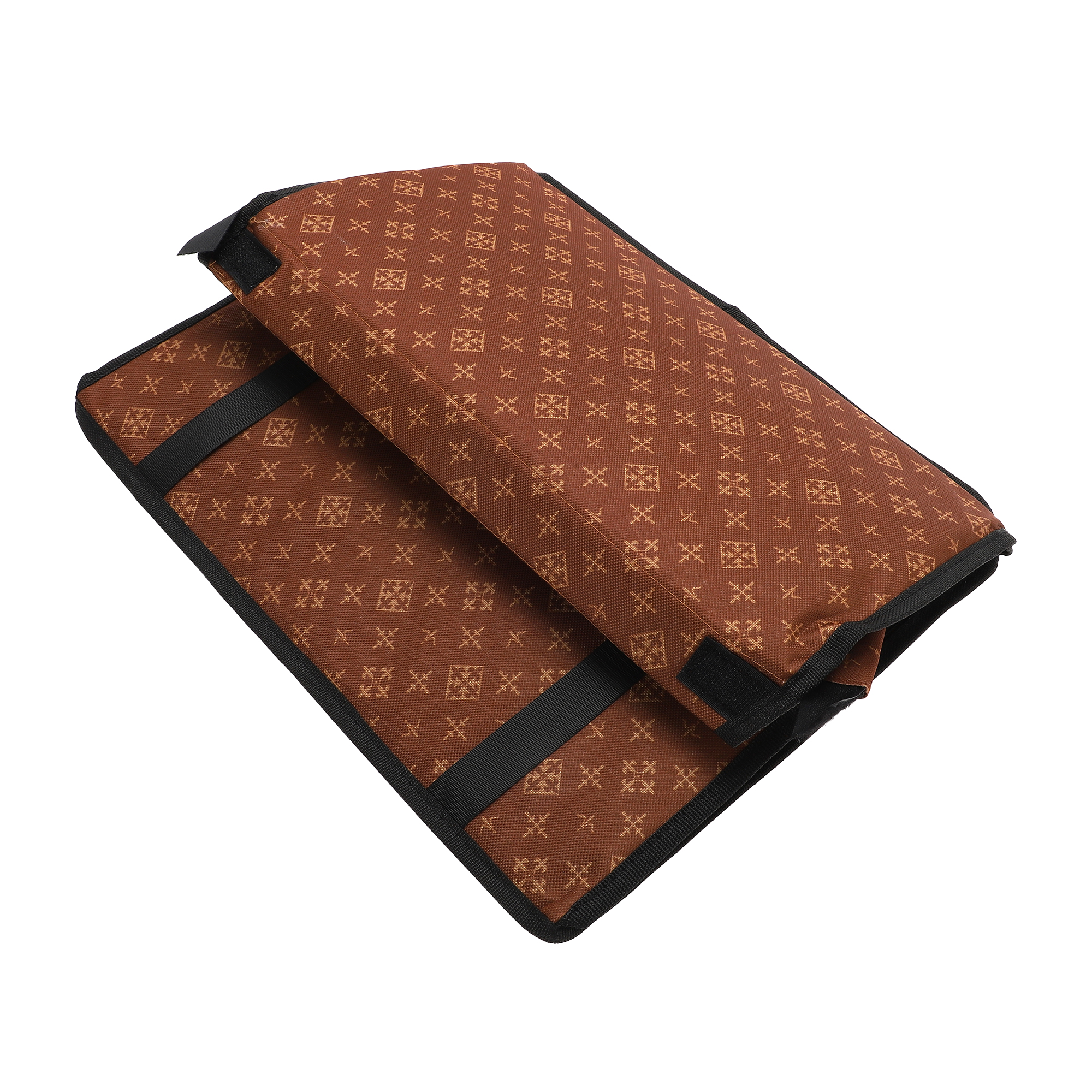 Unique Bargains Foldable Car Seat Cover for Pets Measuring 15.75x12.6x9.84" Brown