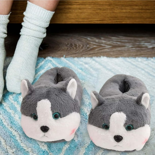 Pantuflas de Animales Sunnimix para Hombre y mujer gris Walmart