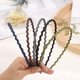 thumbnail image 3 of Diademas Diadema Ondulada Para Mujer Diadema Ondulada Color Caramelo Estiramiento De 180 Diademas De Moda Esmerilado Minimalista Para Moda Deportiva, 3 of 4