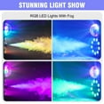 thumbnail image 2 of Easter Fog Machine 700W Smoke Machine with Controllable 9 LED Color Lights and Disco Ball Lights for Christmas Wedding Party, 2 of 7
