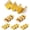 taco holders-Gold-6pcs, variant on Black Taco Holder Stand,Set of 6 Stainless Steel Taco Tray,Stylish Taco Shell Holders,Rack Holds Up to 3 Tacos Each Keeping Shells Upright,Health Material Taco Rack by RTT -Oven,Grill Dishwasher Safe