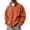 Orange, variant on Polar Fleece Jacket for Men Ghalytn Full Zip Stand Collar Coat - Lightweight Outdoor Top with Pockets