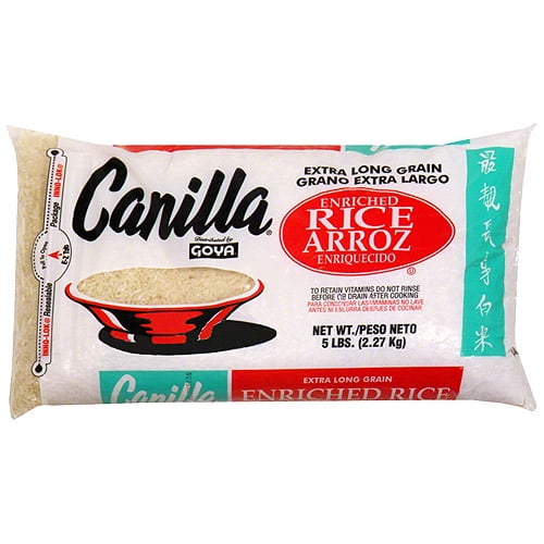 Goya Extra Long Grain Rice, 5LB (Pack of 12)