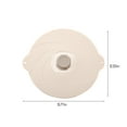thumbnail image 3 of Hovilon Deals Silicone Lids,Microwave Splatter Cover,Reusable Heat Resistant Food Suction Lids fits Cups,Bowls,Plates,Pots,Pans,Skillets,Stove Top,Oven,Fridge BPA Free,Mothers Day Gifts（6 Inch）, 3 of 8