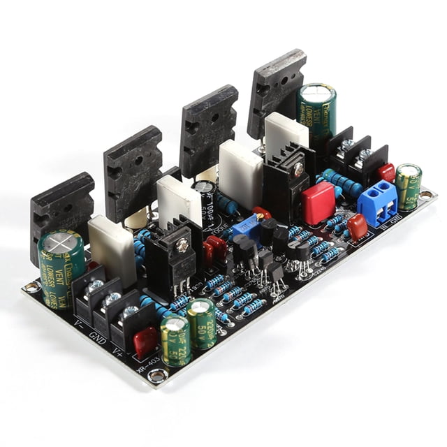 ARCADORA High-Power Audio Amplifier Board for Home Theater, Stage Sound - 200W Output, Single-to-Dual Channel