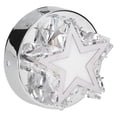thumbnail image 2 of Lámpara de techo de acero inoxidable con forma de estrella de cinco puntas, luz blanca, ideal para estantería, baño, porche, pasillo, cocina., 2 of 14