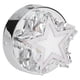thumbnail image 2 of Lámpara de techo Lámpara de techo de acero inoxidable con forma de estrella de cinco puntas Color de luz blanca para estantería baño Porche Pasillo Cocina, 2 of 5