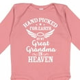 thumbnail image 4 of Inktastic Handpicked for Earth by My Great Grandma in Heaven Boys or Girls Long Sleeve Baby Bodysuit, 4 of 5