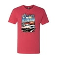 thumbnail image 2 of Wild Bobby, Mustang Untamed American Spirit Ford Cars and Trucks Men Premium Tri Blend Tee, Vintage Red, Medium, 2 of 6