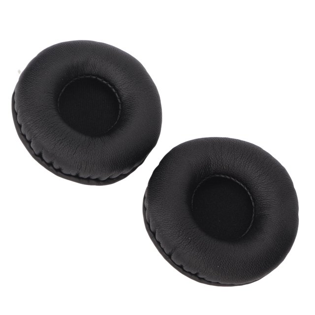 Funda Para Cojín De Oído, Almohadillas De Repuesto Para Aislamiento De Ruido Redondo De Cuero Artificial De Espuma Suave Para Piezas De Reparación