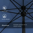 thumbnail image 3 of California Umbrella 9' Patio Umbrella in Forest Blue, 3 of 5