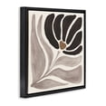 thumbnail image 4 of Stupell Industries Modern Neutral Bloom Botanical & Floral Painting Black Floater Framed Art Print Wall Art, 18 x 18, 4 of 10