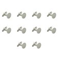 thumbnail image 1 of Jumpingount Blank Setting Base Pad Cufflinks Vintage DIY Retro Wedding Ropa, zapatos y accesorios Miscelánea Plata 10 piezas, 1 of 1