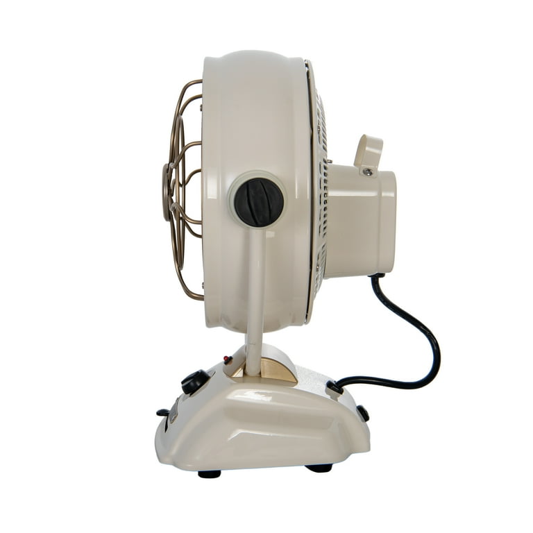 Better Homes u0026 Gardens Retro Tabletop Heater Cream u0026 Brass Finish -  Walmart.com