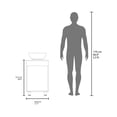 thumbnail image 7 of FM FURNITURE Loli Bathroom Vanity with Integrated Sink White, 7 of 7