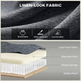 thumbnail image 4 of HOMCOM 55" Loveseat Sofa, Modern Couch with Spring Cushion, Dark Grey, 4 of 10