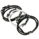 thumbnail image 5 of Pulsera de cuero de 3 piezas brazalete de cuero trenzado estilo punk pulsera para hombre de cuero trenzado de múltiples capas vintage ANGGREK Otros, 5 of 8