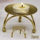 thumbnail image 4 of Portavelas de placa de hierro de 2 piezas, placa de vela sin óxido de pilar de hierro decorativo, soporte de vela de pedestal para velas de cera, conos de incienso, spa, bodas Vhermosa ZJWJ498, 4 of 6