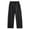 Black, variant on MKHSQHDG Male Pants Men's Cargo Sweatpants Casual Joggers Loose Fit Open Bottom Athletic Pants for Men with Pockets Xl